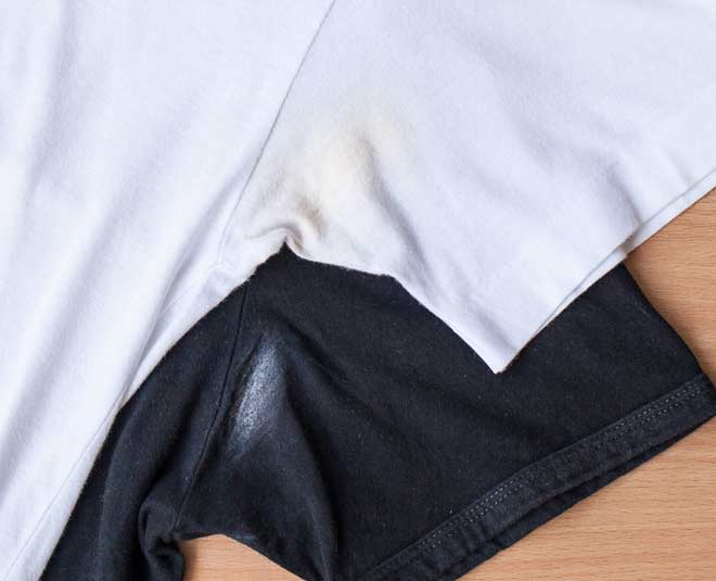 clothes with underarm stains