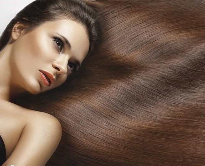 dry hair into shiny hair