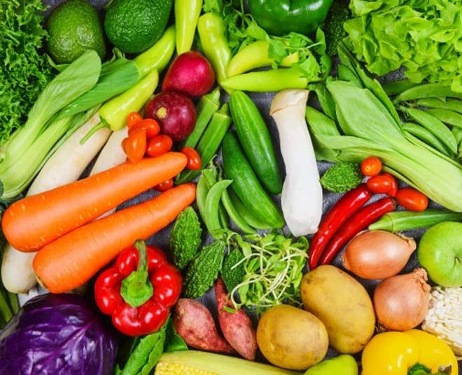 eating raw vegetables