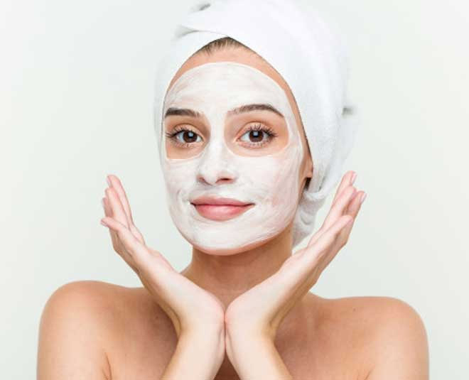 glass skin rice face pack