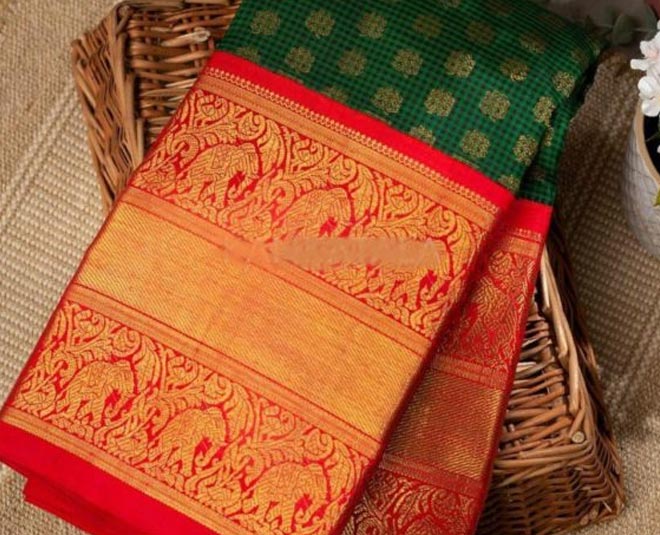 kanjivaram saree look