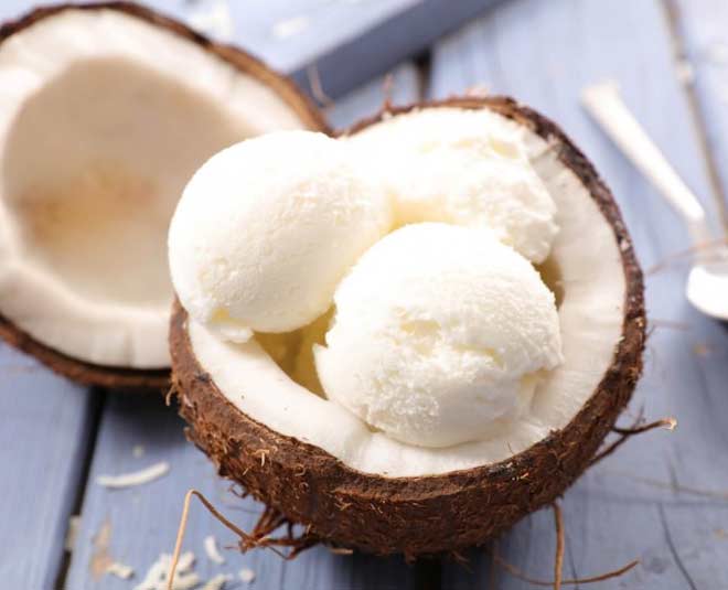 know homemade coconut ice cream easy recipe INSIDE