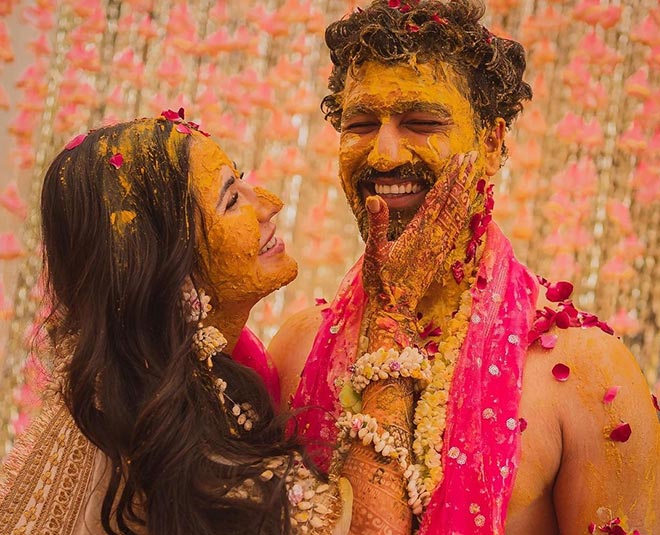 Vicky Kaushal Haldi Ceremony Look