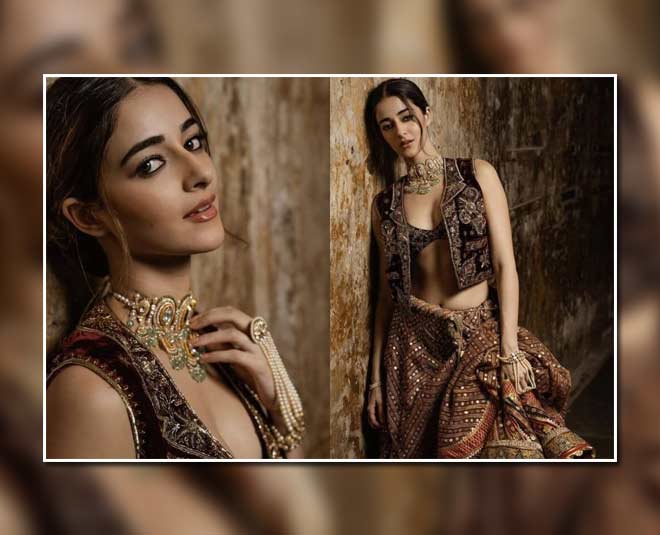 ananya pandey different lehenga looks