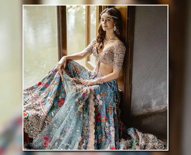 ananya pandey lehenga style