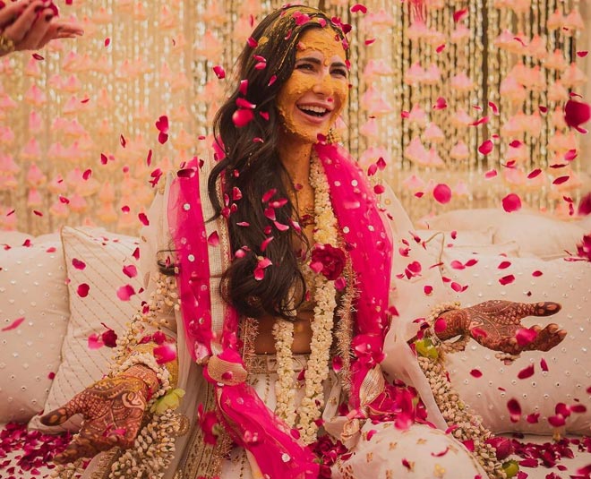 katrina kaif wedding haldi ceremony pictures