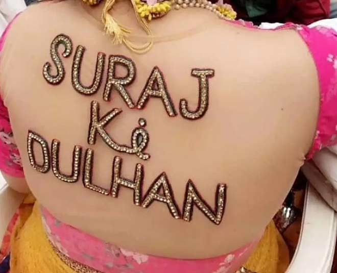 mehndi blouse design