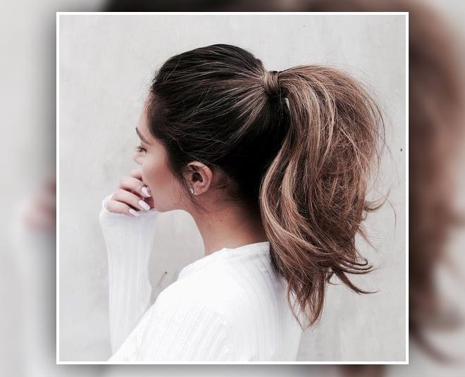 simple hairstyle in hindi