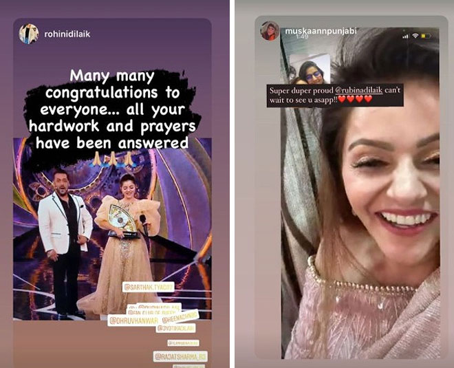Fans Who Sent Love To Bigg Boss Winner Rubina Dilaik