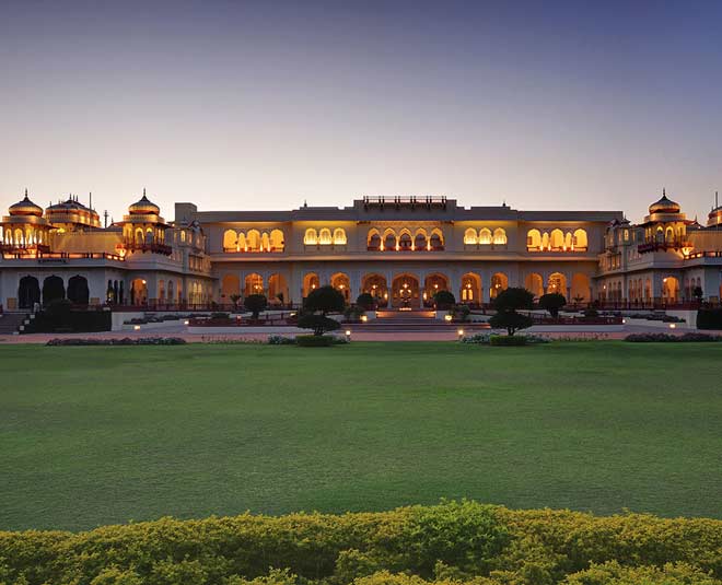 about rambagh palace jaipur inside