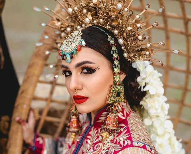 bridal look unique