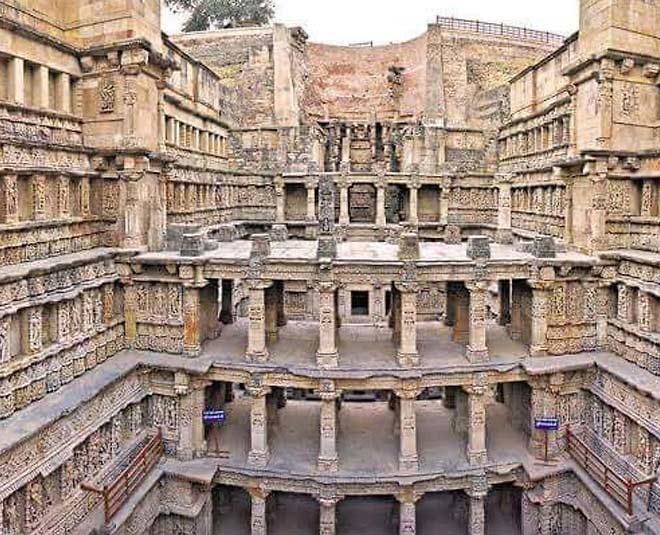 famous indian stepwells rani ki vav inside