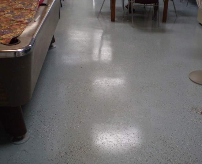 how to clean cement floor inside