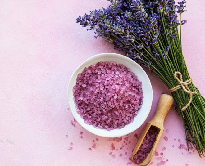 lavender scrub inside