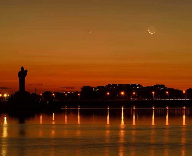 not in centre of lake