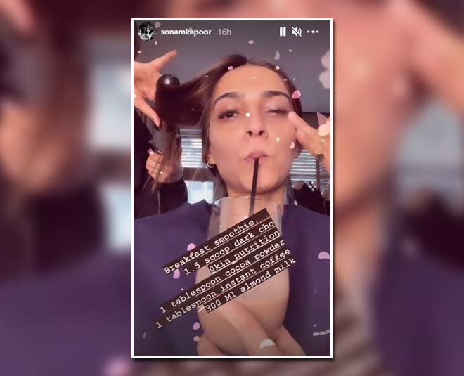 sonam kapoor smoothie recipe