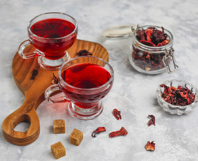 benefits of hibiscus tea inside