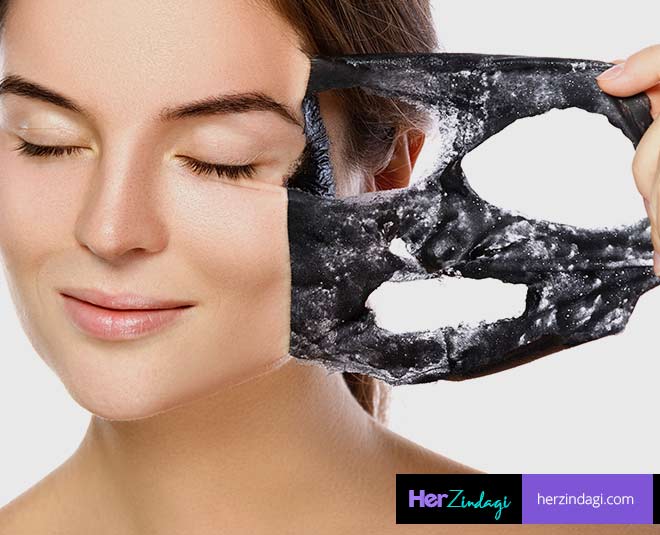 homemade peel off mask inside