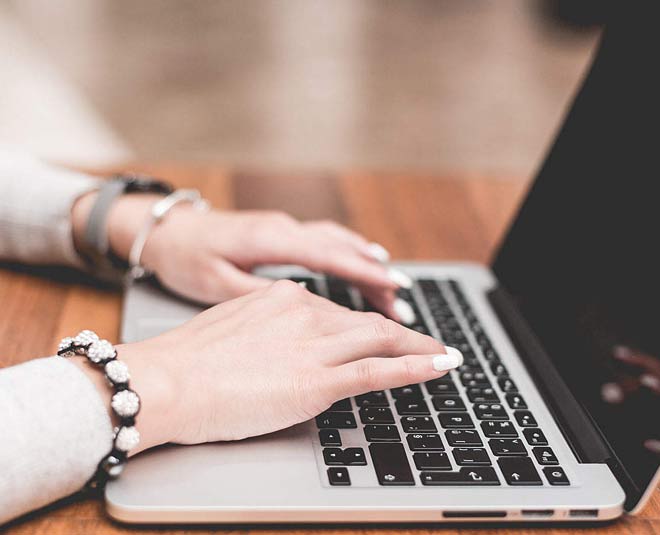 pain in hands and fingers when working on laptop inside