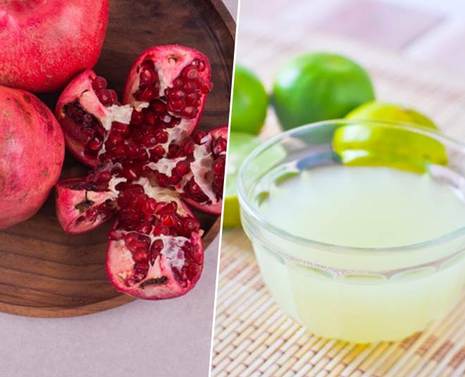 pomegranate peel water hair