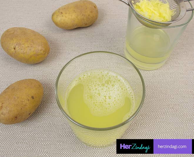 potato for hair growth inside