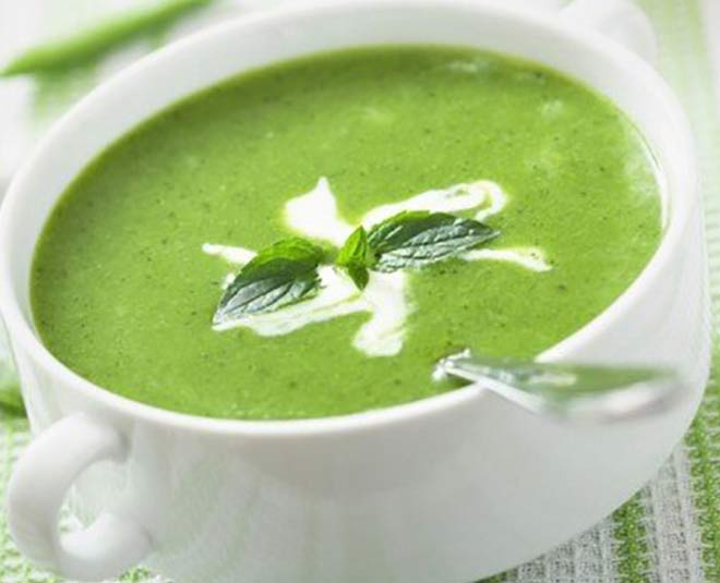 HEALTHY MINTED PEA SOUP
