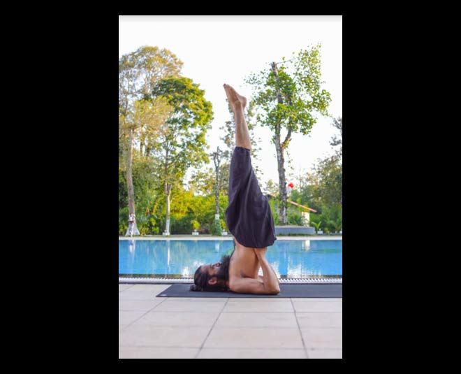 Sarvangasana for face wrinkles