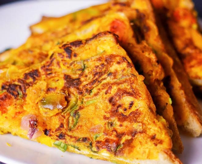 besan bread toast recipe for home