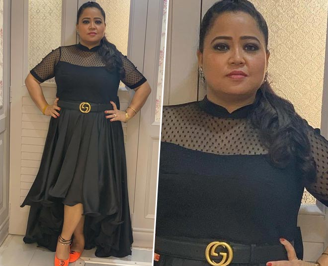 bharti singh black outfit