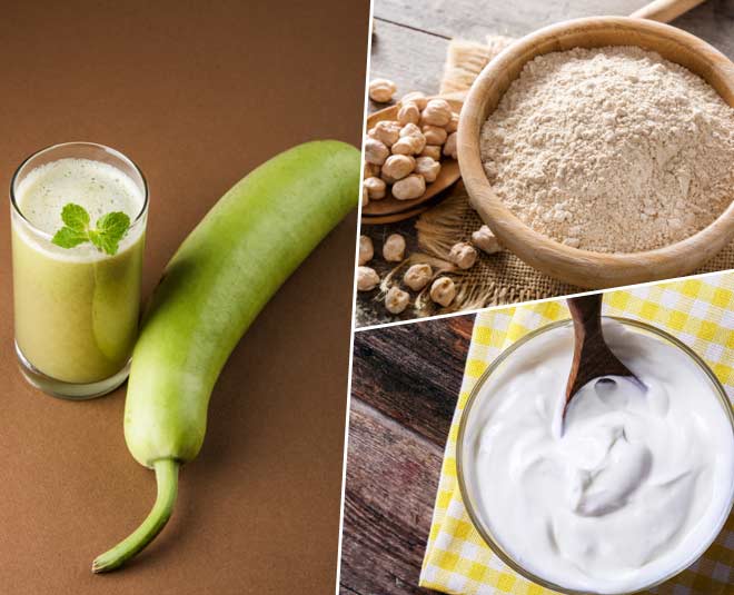 bottle gourd juice mask