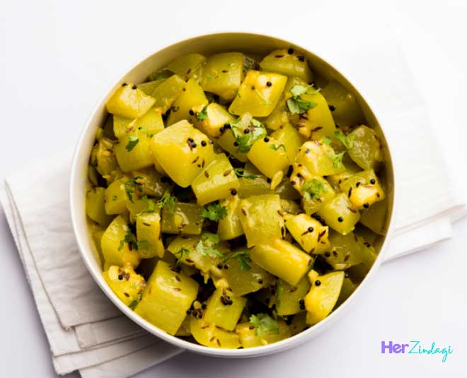 lauki dry sabji recipe