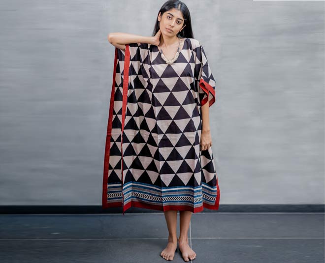 make kaftan with old saree