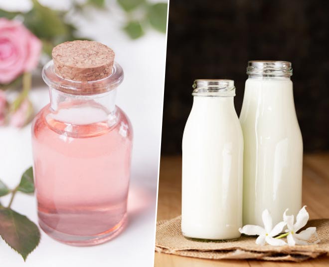 milk rose water nose darkness remedy