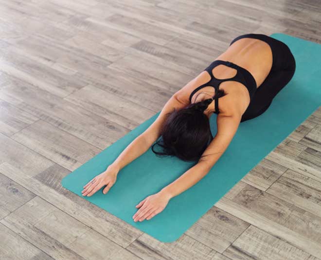 child pose body posture