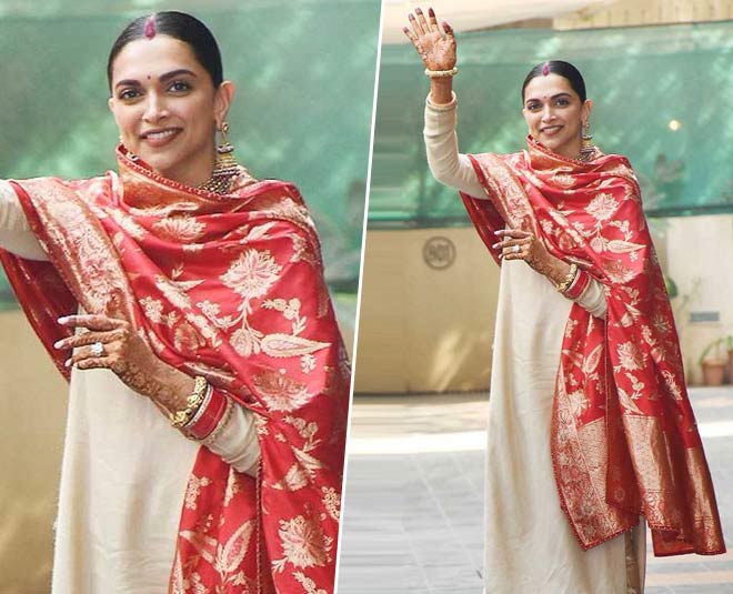 deepika padukone dupatta