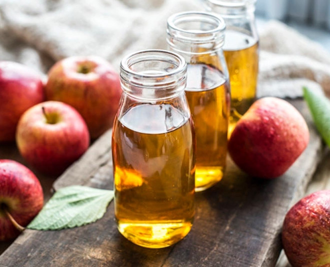 inside apple sider vinegar