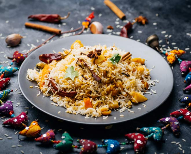 inside tehri biryani