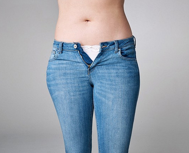 jeans and front zipper