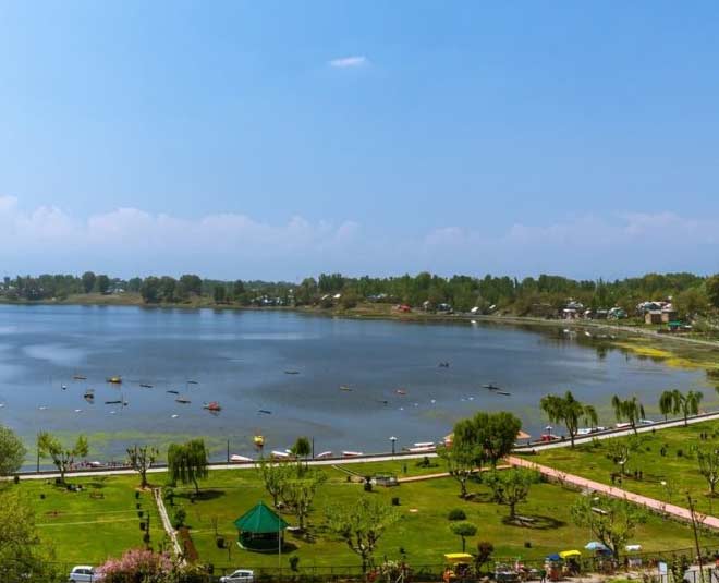 manasbal lake in jammu kashmir inside
