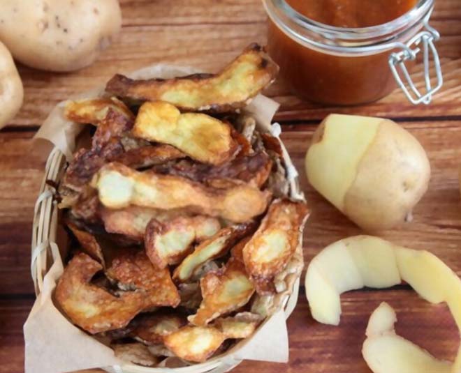 potato peel chips