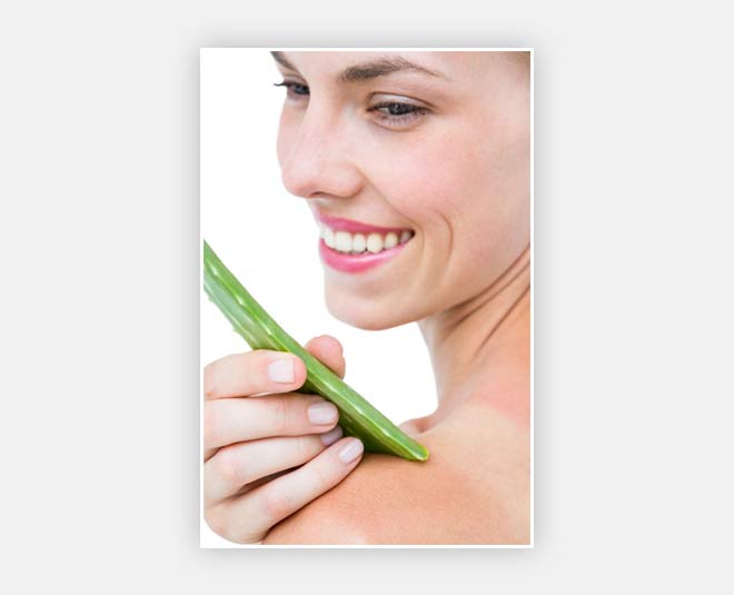 use aloe vera gel