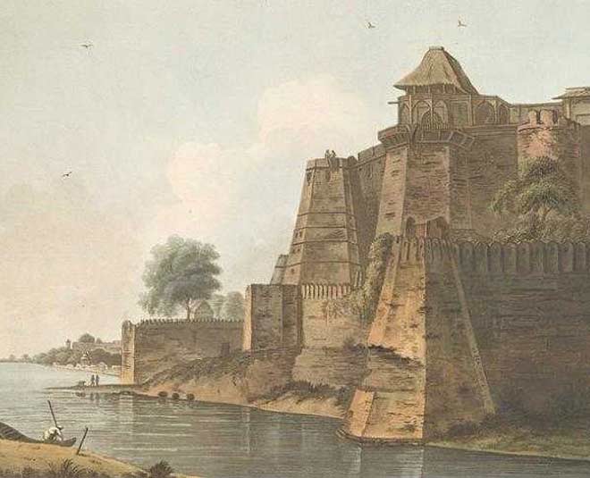 about kans qila mathura history inside