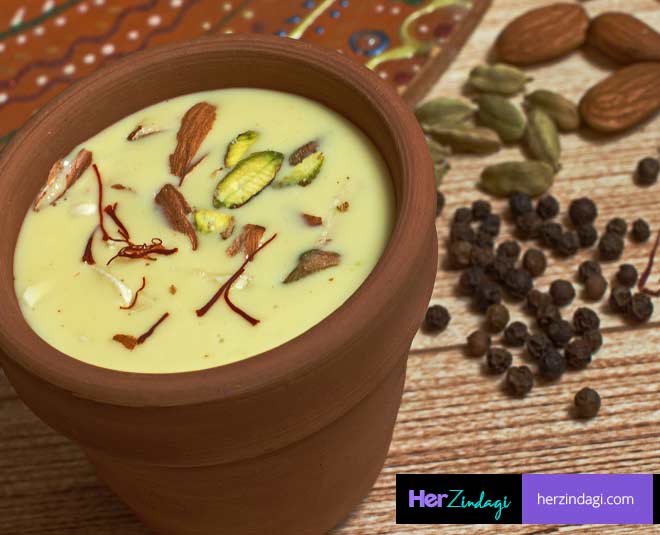 badam milk thandai