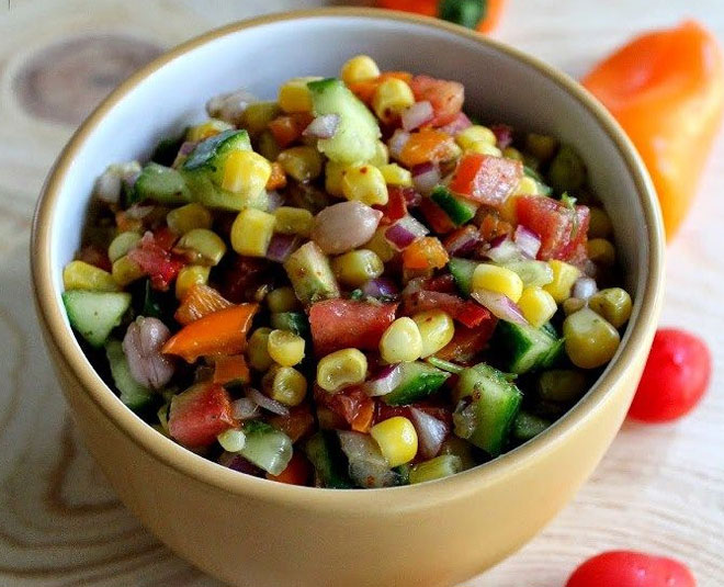 corn capsicum chaat recipe Inside