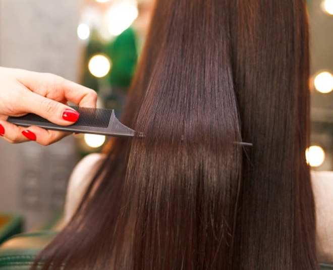 naturally hair straightening process