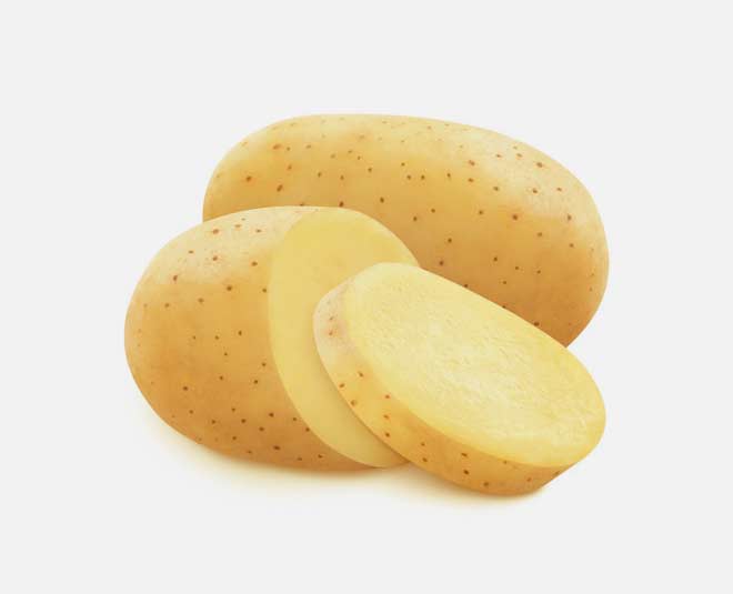 potato for darkness on face inside