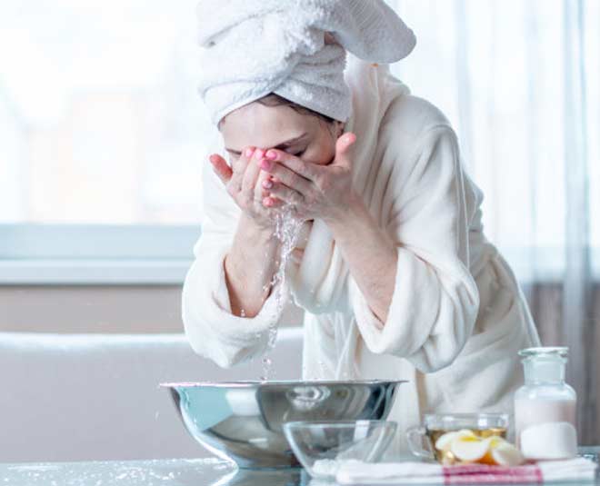 skin care routine with coconut water