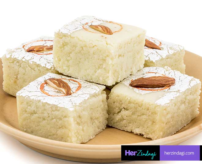 spoiled milk barfi
