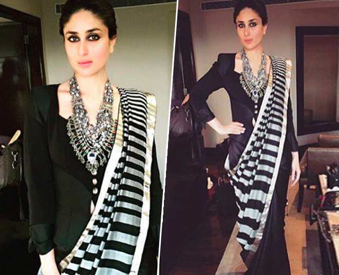 innovative saree draping styles