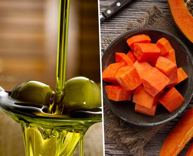 papaya olive oil mask